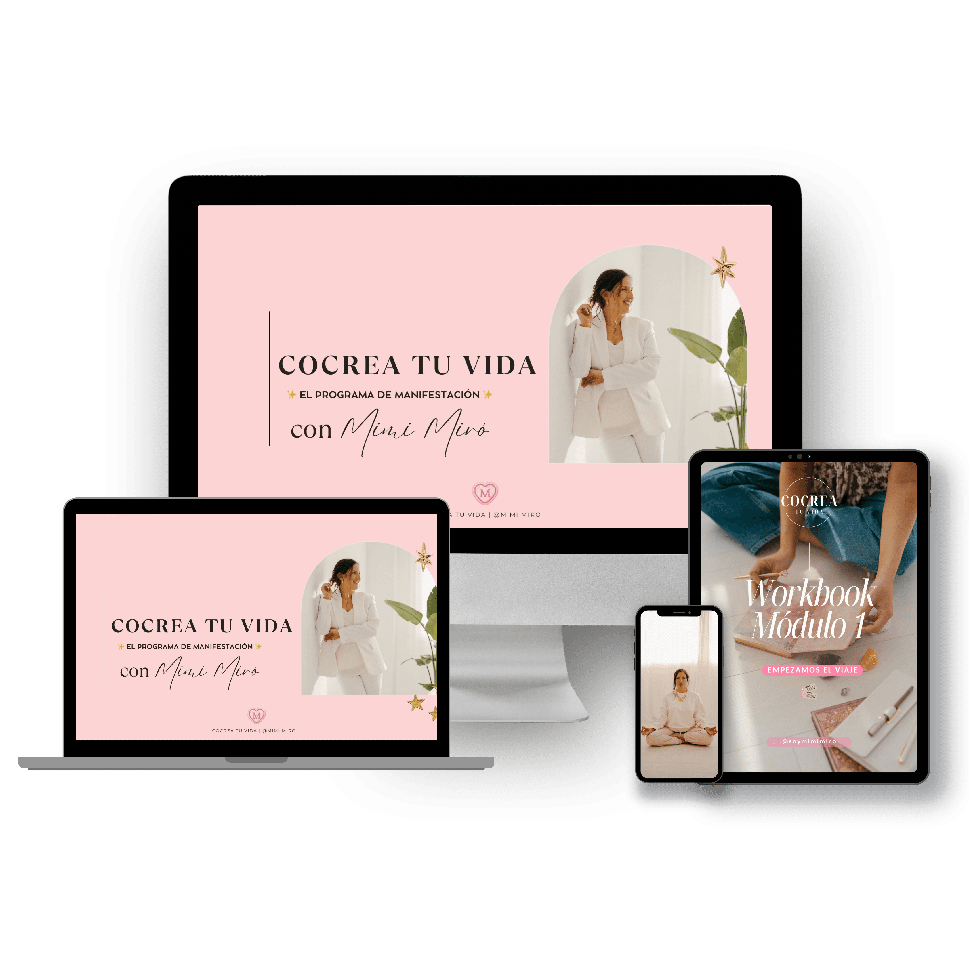 Mockup sticker del programa Cocrea Tu Vida